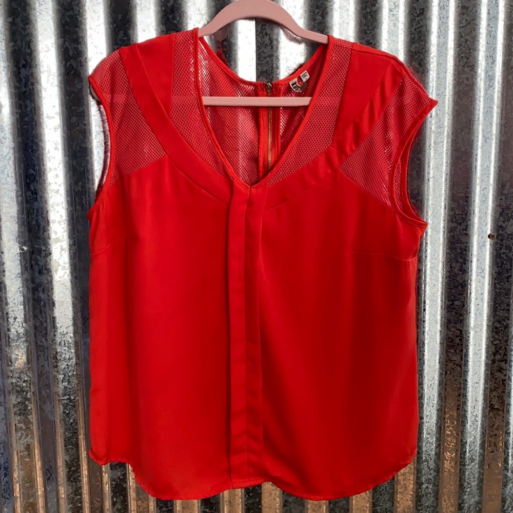 Burnt Orange Kut From The Kloth Sleeveless Top